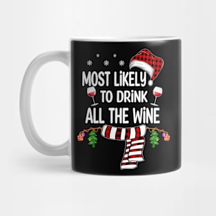 Most Likely To Drink All The Wine Mug